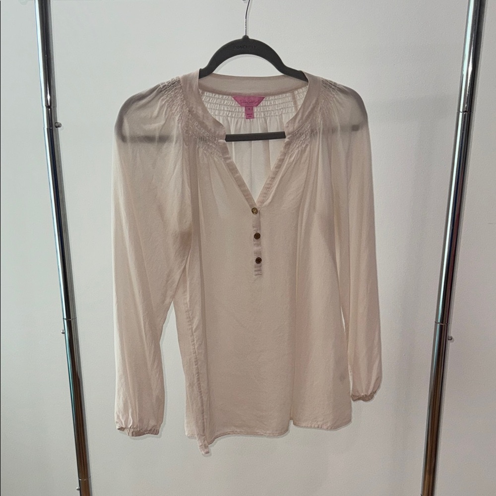 Lilly Pulitzer Light Pink Blouse